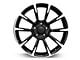 11/12 GT/CS Style Gloss Black Machined Wheel; 19x8.5 (2024 Mustang)
