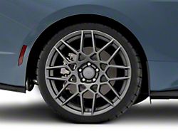 2013 GT500 Style Charcoal Wheel; Rear Only; 20x10 (2024 Mustang)