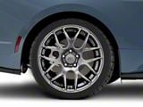 AMR Dark Stainless Wheel; Rear Only; 19x10; 48mm Offset (24-25 Mustang)