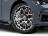 AMR Dark Stainless Wheel; 19x8.5; 30mm Offset (24-25 Mustang)