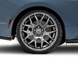 AMR Dark Stainless Wheel; Rear Only; 20x10; 48mm Offset (24-25 Mustang)