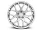 AMR Silver Wheel; Rear Only; 18x10 (2024 Mustang EcoBoost w/o Performance Pack)