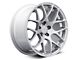 AMR Silver Wheel; 18x9 (2024 Mustang EcoBoost w/o Performance Pack)