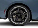 Bullitt Motorsport Gloss Black Wheel; Rear Only; 20x10; 45mm Offset (24-25 Mustang EcoBoost w/o Performance Pack)