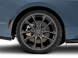 Magnetic Style Charcoal Wheel; Rear Only; 20x10 (2024 Mustang)