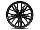 ZL1 Style Gloss Black Wheel; Rear Only; 20x10 (16-24 Camaro)