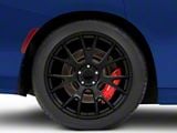 Hellcat Style Gloss Black Wheel; Rear Only; 20x10; 18mm Offset (11-23 RWD Charger)