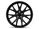 Hellcat Style Gloss Black Wheel; Rear Only; 20x10 (11-23 RWD Charger)