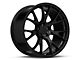 Hellcat Style Gloss Black Wheel; Rear Only; 20x10 (11-23 RWD Charger)