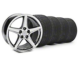 18x9 Saleen Style & NITTO High Performance NT555 G2 Tire Package (99-04 Mustang)