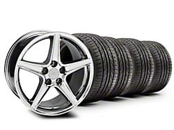 18x9 Saleen Style & Lionhart All-Season LH-503 Tire Package (05-09 Mustang GT, V6)
