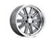 American Racing 427 Mono Cast Mag Gray Machined Wheel; 17x7 (05-09 Mustang GT, V6)