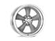 American Racing Classic Torq Thrust II Custom Gray with Polished Lip Wheel; 17x7 (05-09 Mustang GT, V6)