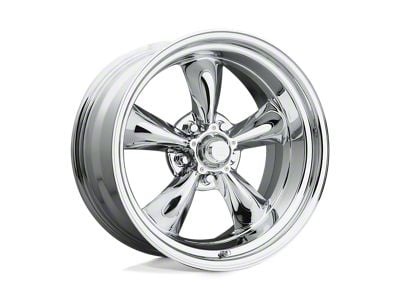 American Racing Classic Torq Thrust II PVD Chrome Wheel; 17x7; 0mm Offset (05-09 Mustang GT, V6)