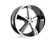 American Racing Nova Chrome Wheel; 17x7; 0mm Offset (05-09 Mustang GT, V6)