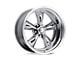 American Racing Torq Thrust II Custom Polished Wheel; Rear Only; 17x11 (05-09 Mustang GT, V6)