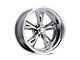 American Racing Torq Thrust II Custom Polished Wheel; 17x7 (05-09 Mustang GT, V6)