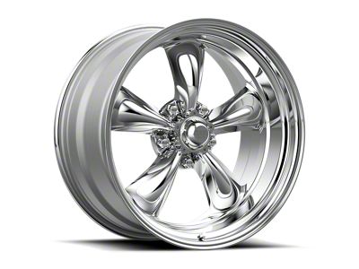 American Racing Torq Thrust II Polished Wheel; 17x7; 0mm Offset (05-09 Mustang GT, V6)