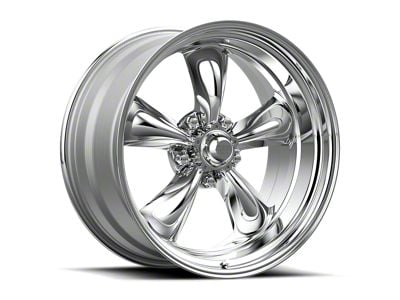 American Racing Torq Thrust II Polished Wheel; 17x8; 25mm Offset (05-09 Mustang GT, V6)