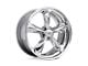 American Racing Torq Thrust SL Polished Wheel; 17x8 (05-09 Mustang GT, V6)