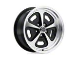 American Racing VN501 Gloss Black Machined Wheel; 17x8; 0mm Offset (05-09 Mustang GT, V6)