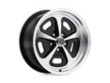 American Racing VN501 Gloss Black Machined Wheel; 17x9; 0mm Offset (05-09 Mustang GT, V6)