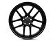 American Racing Bishop Matte Black with Gloss Black Lip Wheel; Rear Only; 20x11 (06-10 RWD Charger)