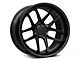 American Racing Bishop Matte Black with Gloss Black Lip Wheel; Rear Only; 20x11 (06-10 RWD Charger)