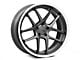 American Racing Bishop Matte Gunmetal with Machined Lip Wheel; 20x9.5; 15mm Offset (06-10 RWD Charger)