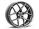 American Racing Crossfire Graphite Wheel; Rear Only; 20x10.5 (06-10 RWD Charger)