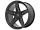 American Racing HELLION Satin Black Wheel; Rear Only; 22x10.5 (06-10 RWD Charger)