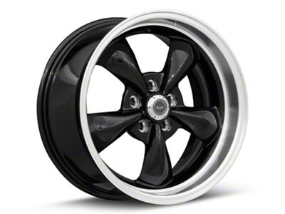 American Racing TORQ THRUST M Gloss Black Machined Wheel; 22x9.5 (06-10 RWD Charger)
