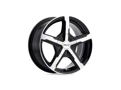 American Racing Trigger Gloss Black Machined Wheel; 18x8 (07-10 AWD Charger)
