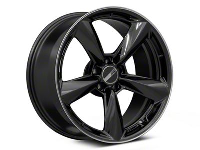 American Racing TTF Gloss Black with DDT Lip Wheel; Rear Only; 20x11 (06-10 RWD Charger)