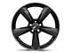 American Racing TTF Gloss Black with DDT Lip Wheel; Rear Only; 20x11 (06-10 RWD Charger)