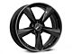 American Racing TTF Gloss Black with DDT Lip Wheel; Rear Only; 20x12 (06-10 RWD Charger)