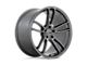 American Racing Mach Five Graphite Wheel; Rear Only; 20x11; 43mm Offset (10-15 Camaro)