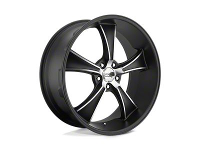 American Racing BLVD Satin Black with Machined Face Wheel; 20x8.5 (10-14 Mustang)