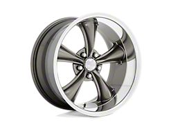 American Racing Boss TT Graphite with Diamond Cut Lip Wheel; 20x10; 2mm Offset (10-14 Mustang)