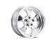 American Racing Hopster Polished Wheel; Rear Only; 17x11; -51mm Offset (10-14 Mustang GT w/o Performance Pack, V6)