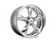 American Racing Torq Thrust SL Polished Wheel; 17x7 (10-14 Mustang GT w/o Performance Pack, V6)