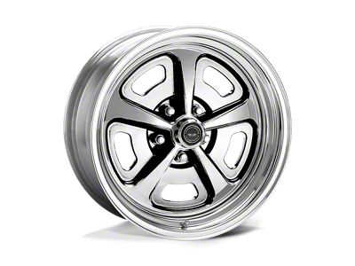 American Racing VN500 Polished Wheel; Rear Only; 17x11; 6mm Offset (10-14 Mustang GT w/o Performance Pack, V6)