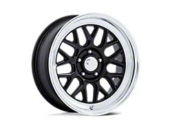 American Racing G-Force Gloss Black with Diamond Cut Lip Wheel; Rear Only; 17x10 (15-23 Mustang GT w/o Performance Pack, , V6)