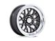 American Racing G-Force Matte Anthracite with Diamond Cut Lip Wheel; 17x9 (15-23 Mustang GT w/o Performance Pack, , V6)