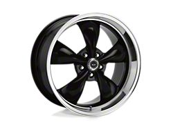 American Racing Torq Thrust M Gloss Black with Machined Lip Wheel; 17x8; 0mm Offset (15-23 Mustang GT w/o Performance Pack, , V6)