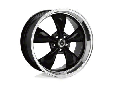 American Racing Torq Thrust M Gloss Black with Machined Lip Wheel; 18x8 (15-23 Mustang GT, EcoBoost, V6)