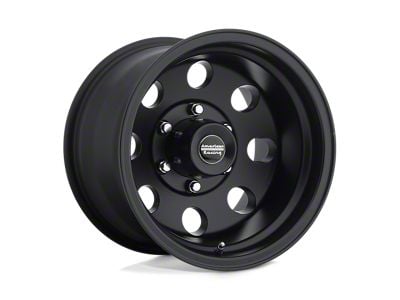 American Racing Baja Satin Black Wheel; 15x8; -19mm Offset (93-02 Camaro)