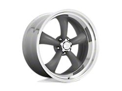 American Racing Classic Torq Thrust II Mag Gray with Machined Lip Wheel; 16x8 (93-02 Camaro)