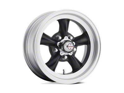 American Racing Torq Thrust D Satin Black with Machined Lip Wheel; 15x8 (93-02 Camaro)