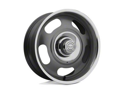 American Racing VN506 Mag Gray Center with Polished Lip Wheel; 17x9 (93-02 Camaro)